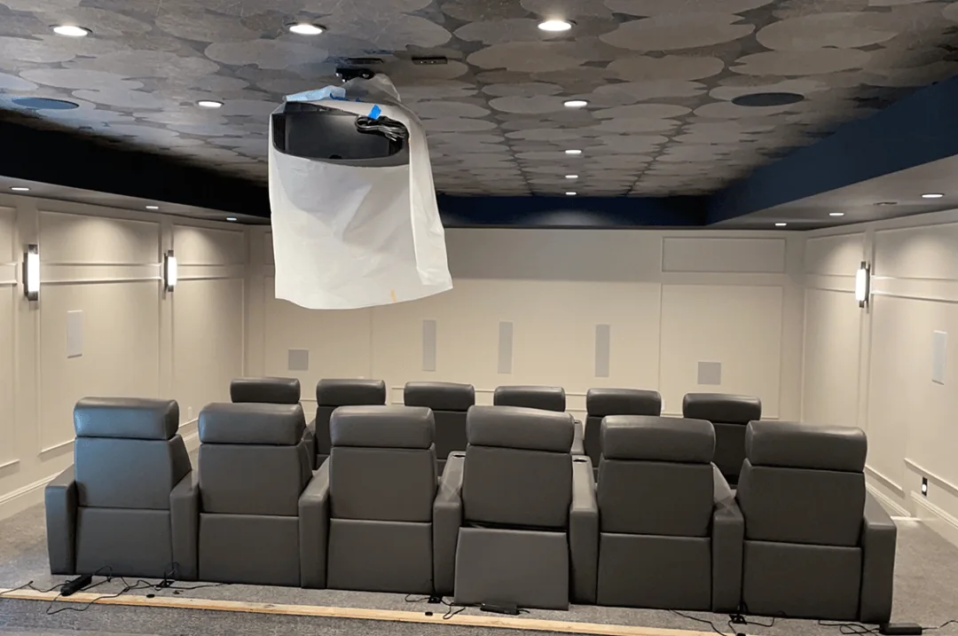 Home Theater Lighting from Bay Valley Electric project archive