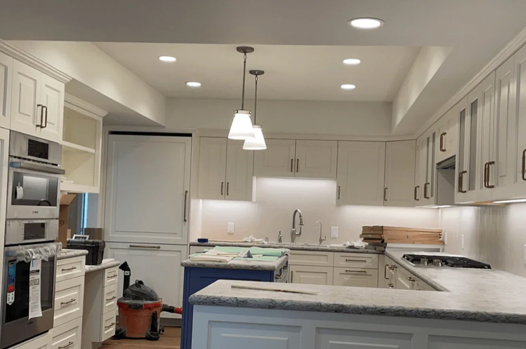 Residential electrical project from the Bay Valley Electric archive