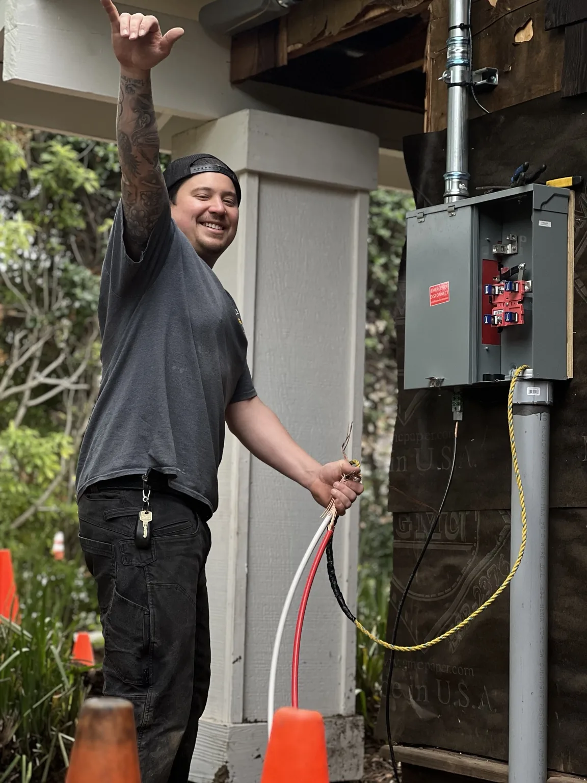 People behind the work from Bay Valley Electric project archive