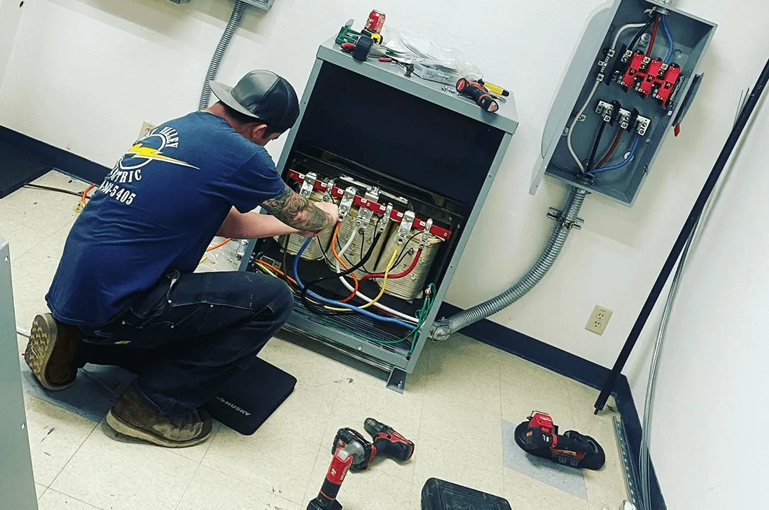 Electrical installation work from the Bay Valley Electric archive
